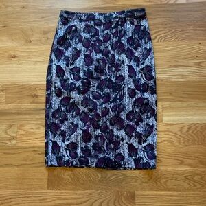 Purple and gray Pencil skirt never worn nwot